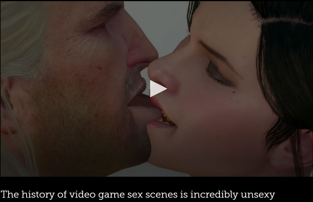Mashable article about video game sex scenes