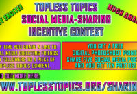 NEW! Topless Topics Sharing Incentive: share a post, get a print!