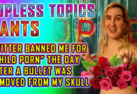 Topless Topics Rants: Banned for Child Porn After Cutting a Bullet Out of My Head