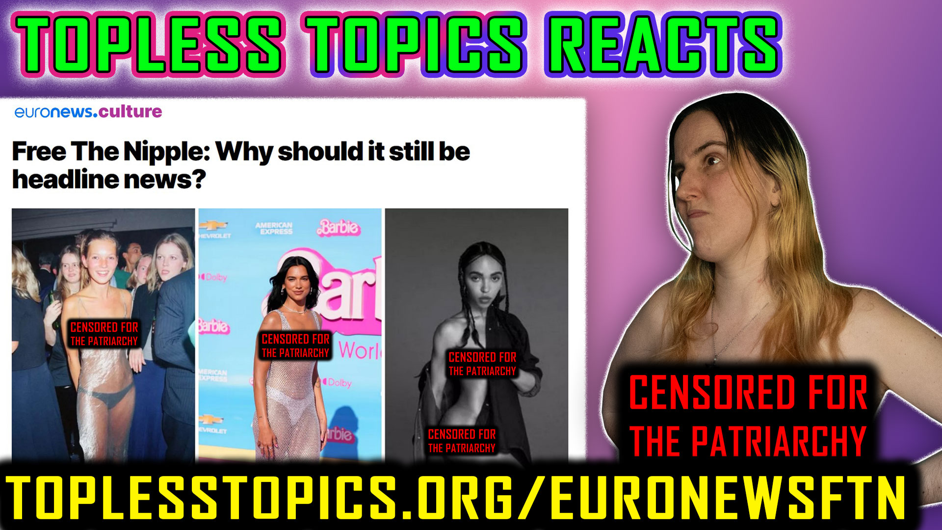 Why should Free The Nipple still be headline news? | Topless Topics Reacts